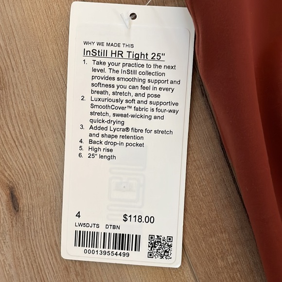 Lululemon InStill HR tight 25” - Picture 5 of 6